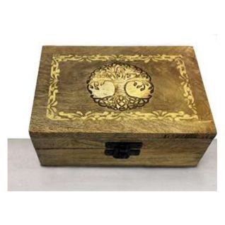 CAJA madera Árbol de la Vida